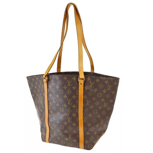 Auth Louis Vuitton SAC SHOPPING SHOULDER TOTE BAG MONOGRAM - Picture 1 of 9
